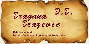 Dragana Dražević vizit kartica